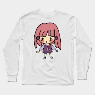 Clueless Cute Girl Long Sleeve T-Shirt